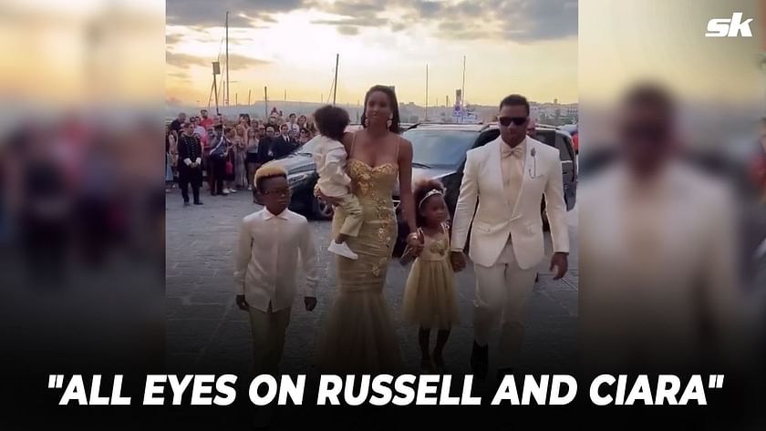 Ciara Wilson & Russell Wilson Bring Family Fashions To Broncos Signing