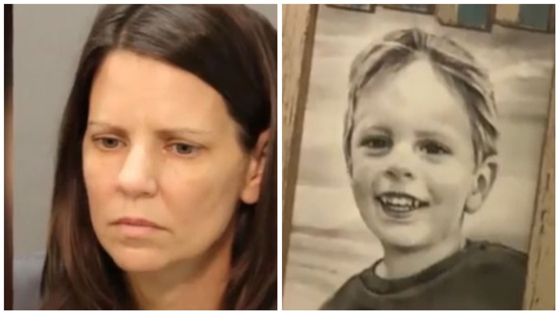 Amy Oliver killed her son by overdosing him on prescription sedatives. (Image via Twitter/KaileyTracy)