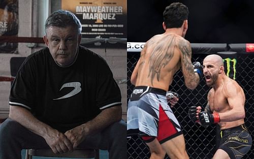 Teddy Atlas (L), Max Holloway (M), and Alexander Volkanovski (R) [Credits: Instagram @blessedmma @teddy_atlas]