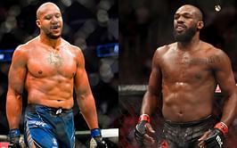 "Gane has zero wrestling" - Fans react wildly to post claiming Jon Jones would lose 50-45 to Ciryl Gane