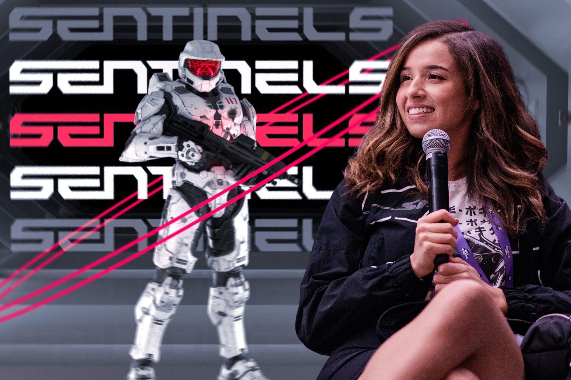 Pokimane hilariously roasts Shroud&#039;s Sentinel Valorant (Image via- Sportskeeda)