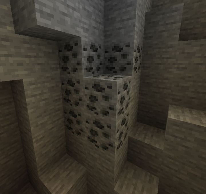 Coal Ore in Minecraft
