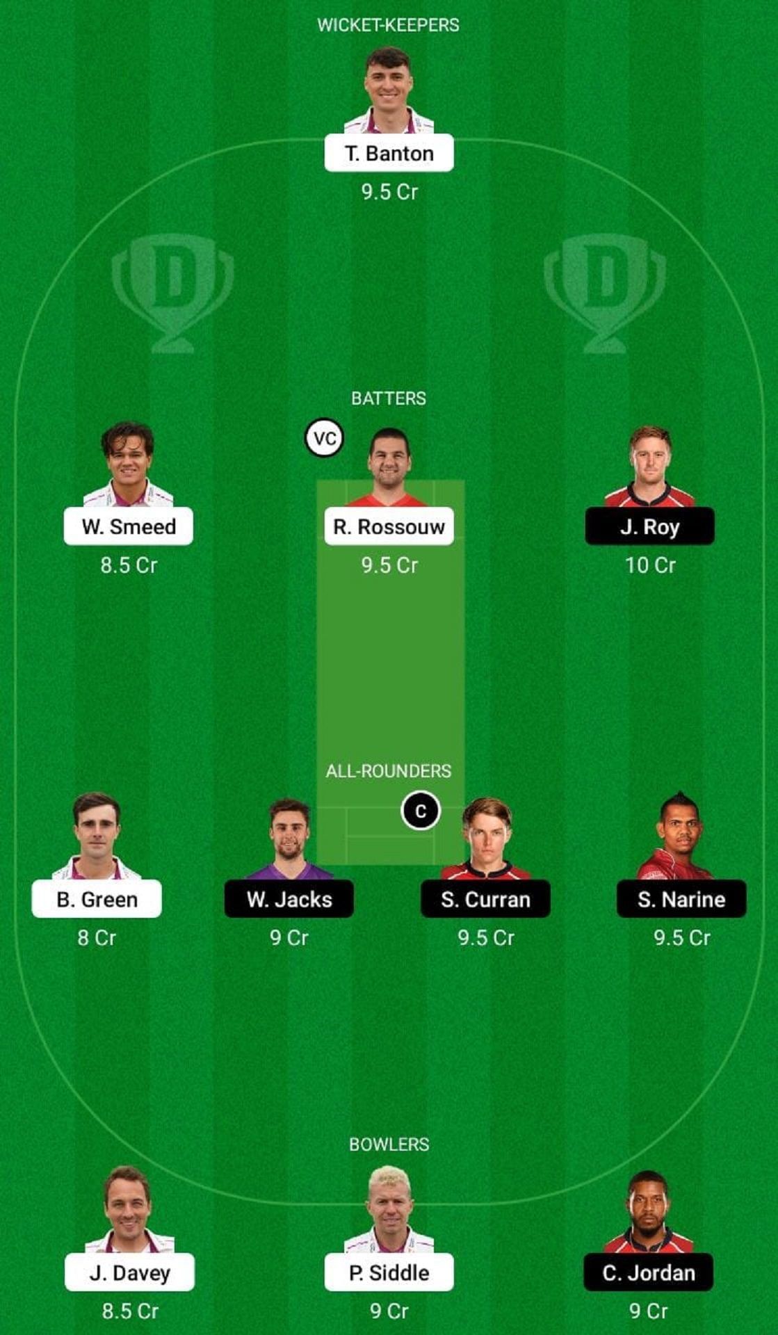 SOM vs SUR Dream11 Fantasy Suggestion #1