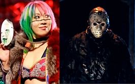 WWE Superstar Asuka channels classic horror movie character Jason Voorhees on RAW