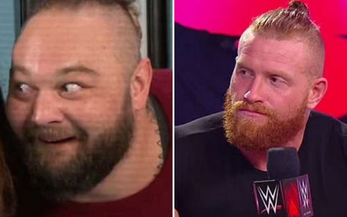 Bray Wyatt (left); Buddy Murphy (right)