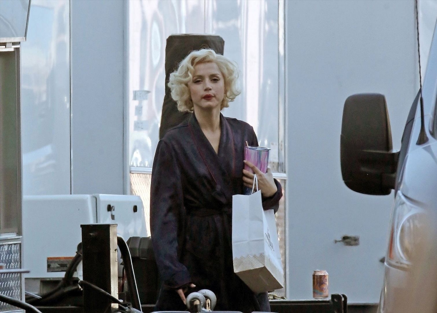 Ana de Armas in Blonde (Image via IMDb)