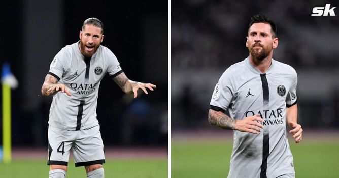 WATCH: Lionel Messi stares at Sergio Ramos after beating unpleasant tackle attempt and scoring during PSG training