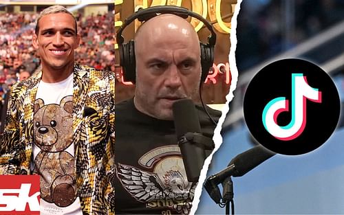 Charles Oliveira (left) and Joe Rogan (right) [Photo credit: @TikTok on Instagram & Powerful JRE on YouTube]