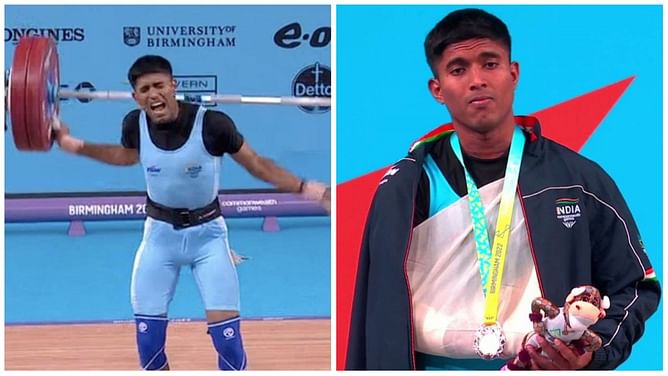 WATCH: Injury hampers Indian weightlifter Sanket Mahadev Sargar's gold medal chances