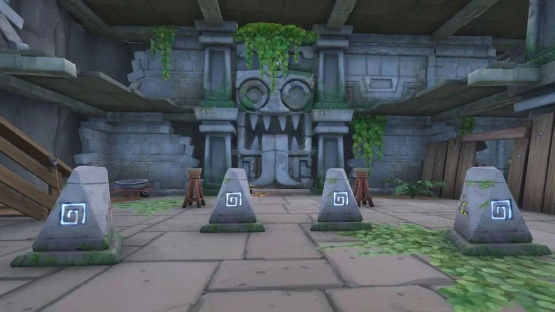 Fortnite players will have to enter the Main Chamber at Shuffled Shrines &amp; combine the Relic Shards (Image via Epic Games)