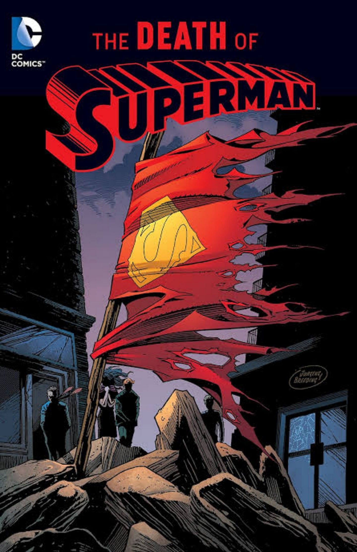 The Death of Superman comic cover (Image via DC Comics)