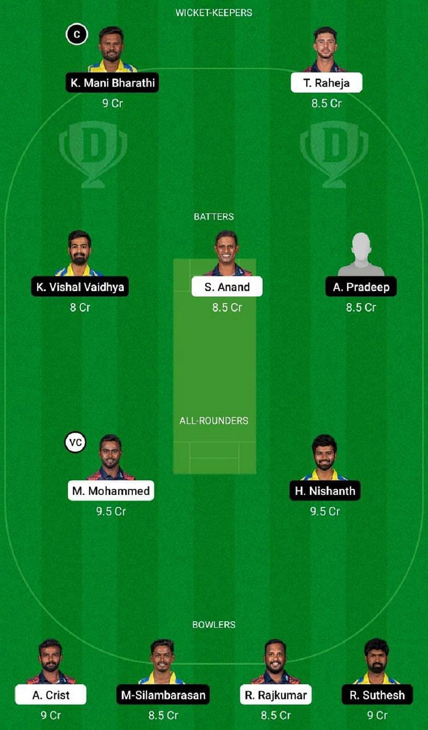 ITT vs DD Dream11 Fantasy Tip #2 - TNPL 2022.