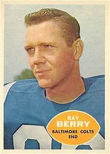 Raymond Berry (1958 NFL Championship Game)  Nfl championships, Nfl photos,  Baltimore colts