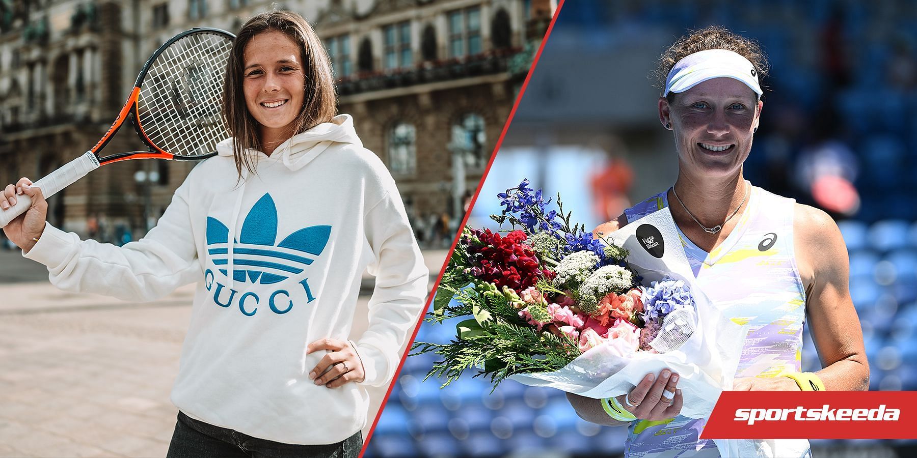 Daria Kasatkina and Samantha Stosur are among the active tennis players who are gay/bisexual