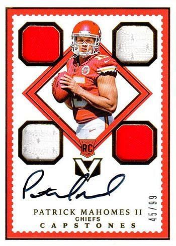 Rare Patrick Mahomes rookie card up for auction