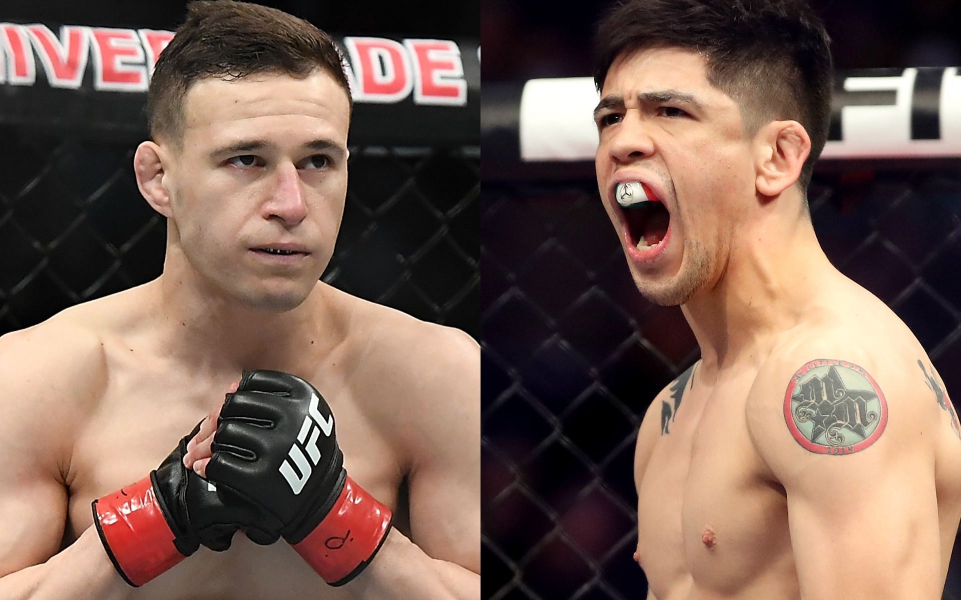 Kai Kara-France (left) and Brandon Moreno (right) (Images via Getty)