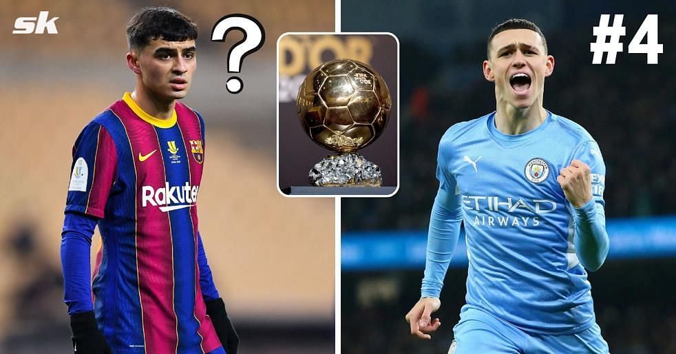Barcelona youngster Pedri (left) and Manchester City&#039;s Phil Foden