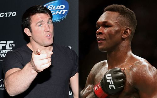 Chael Sonnen (left); Israel Adesanya (right)