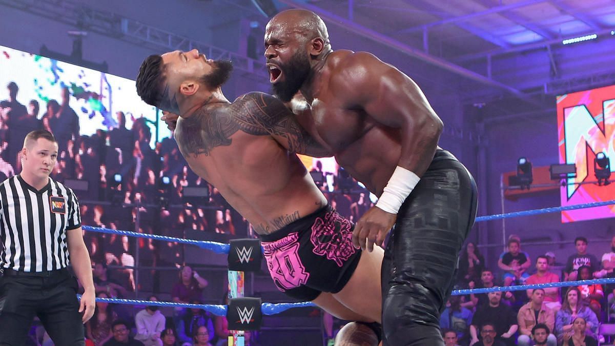 Apollo Crews pushed Xyon Quinn to the limits