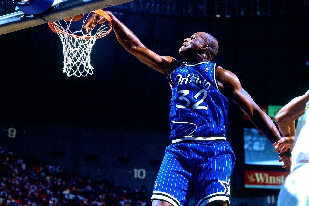 Шакил онил размер ноги. Shaquille o'Neal Orlando Magic. Шакил о Нил 1995. Орландо Маллиген. Orlando Magic o'Neil.