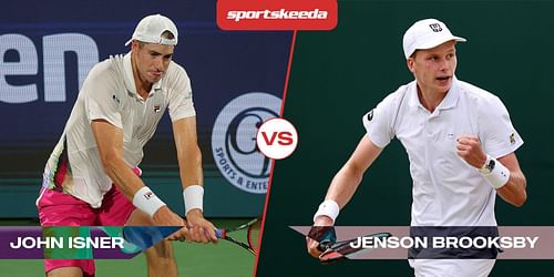 John Isner and Jenson Brooksby