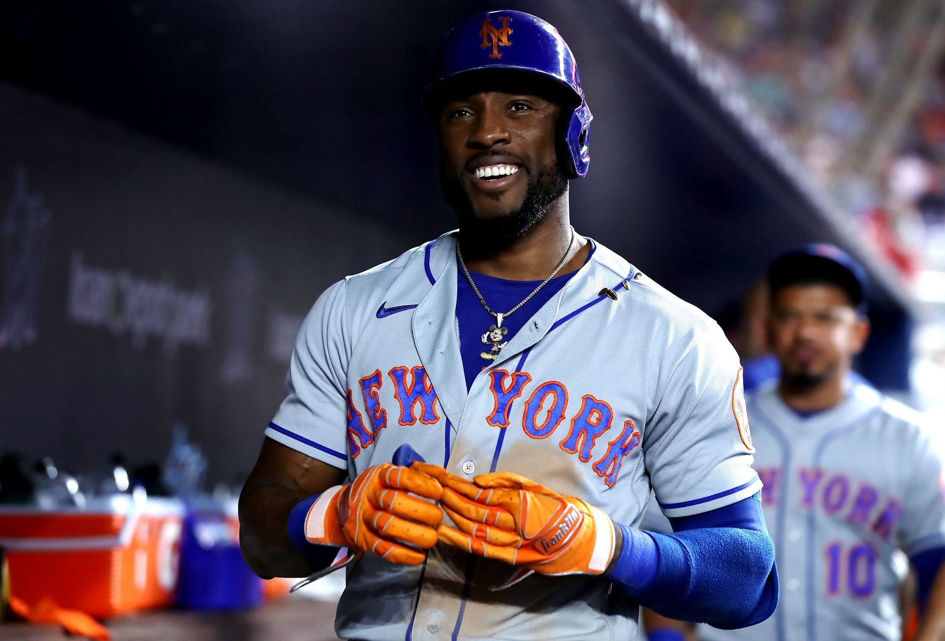 Former Marlin Starling Marte leads the Mets with a batting average of .305.