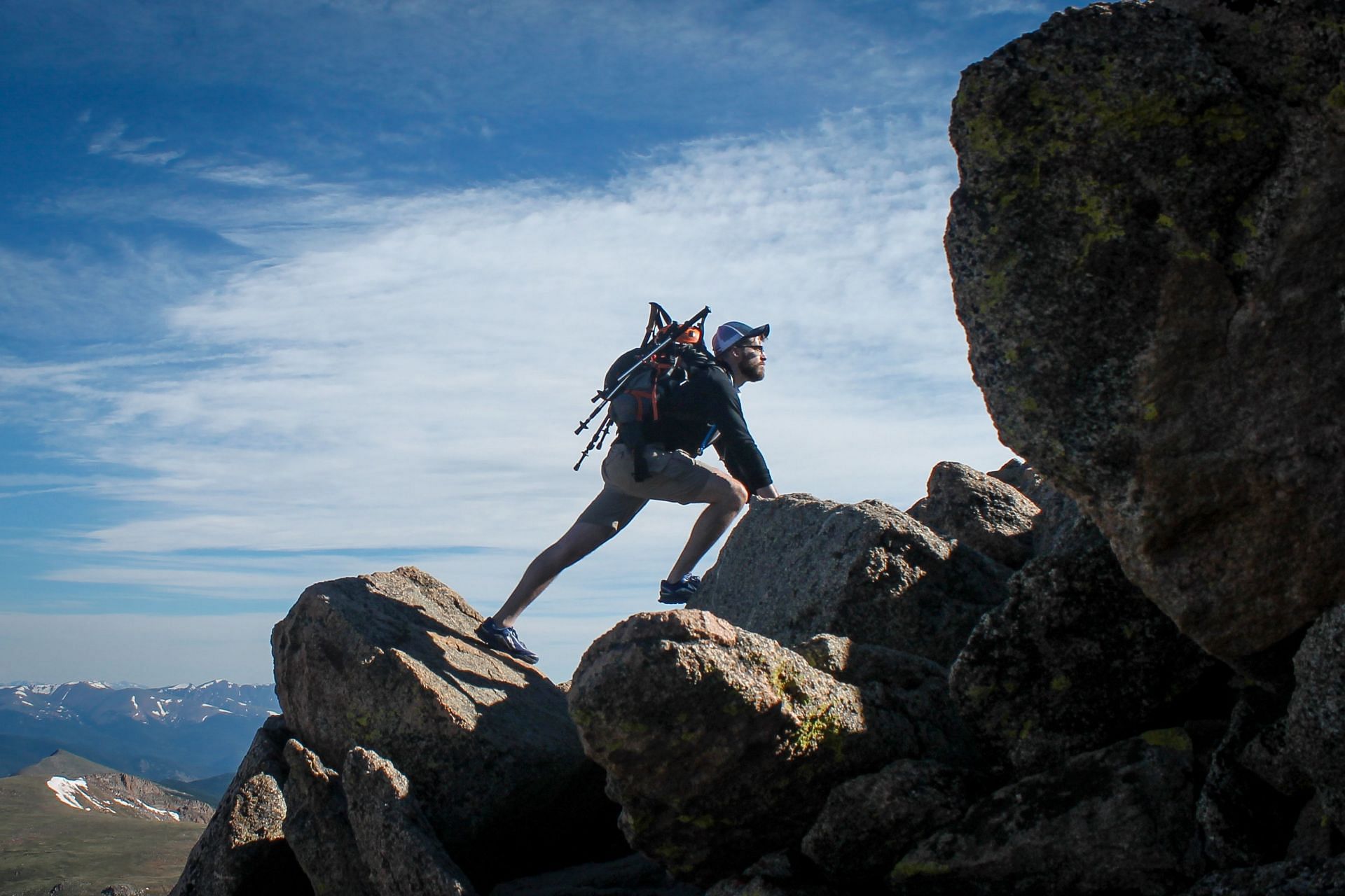 Try exercises to boost your stamina for mountain climbing (Image via unsplash/Brad Barmore)