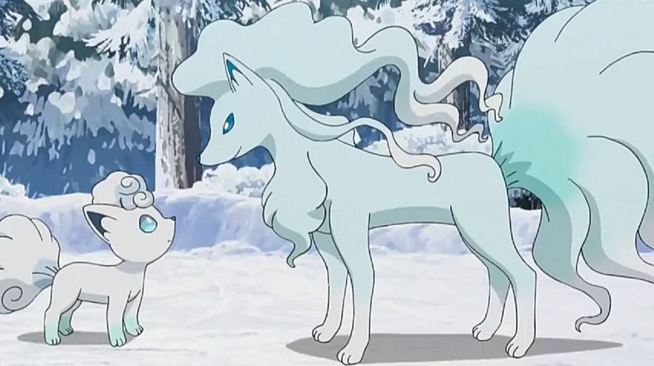 Alolan ninetails can beat most of arlo's team on its own (image via the pokémon company)
