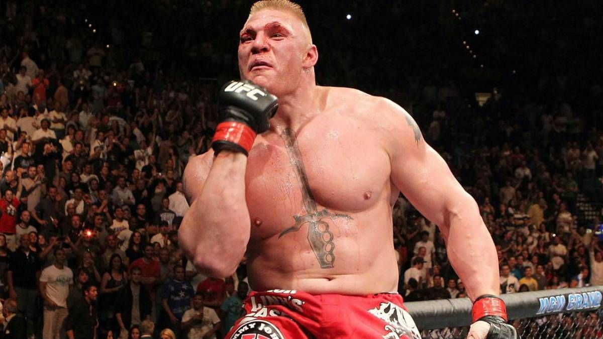 Brock Lesnar loves to beat up people all around the world