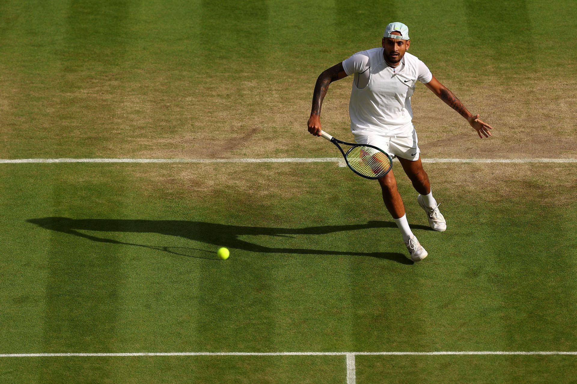 Nick Kyrgios at the Championships - Wimbledon 2022