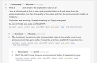 Fans on the streamer subreddit reacting to the streamer's announcement clip 2/2 (Image via r/LivestreamFail)