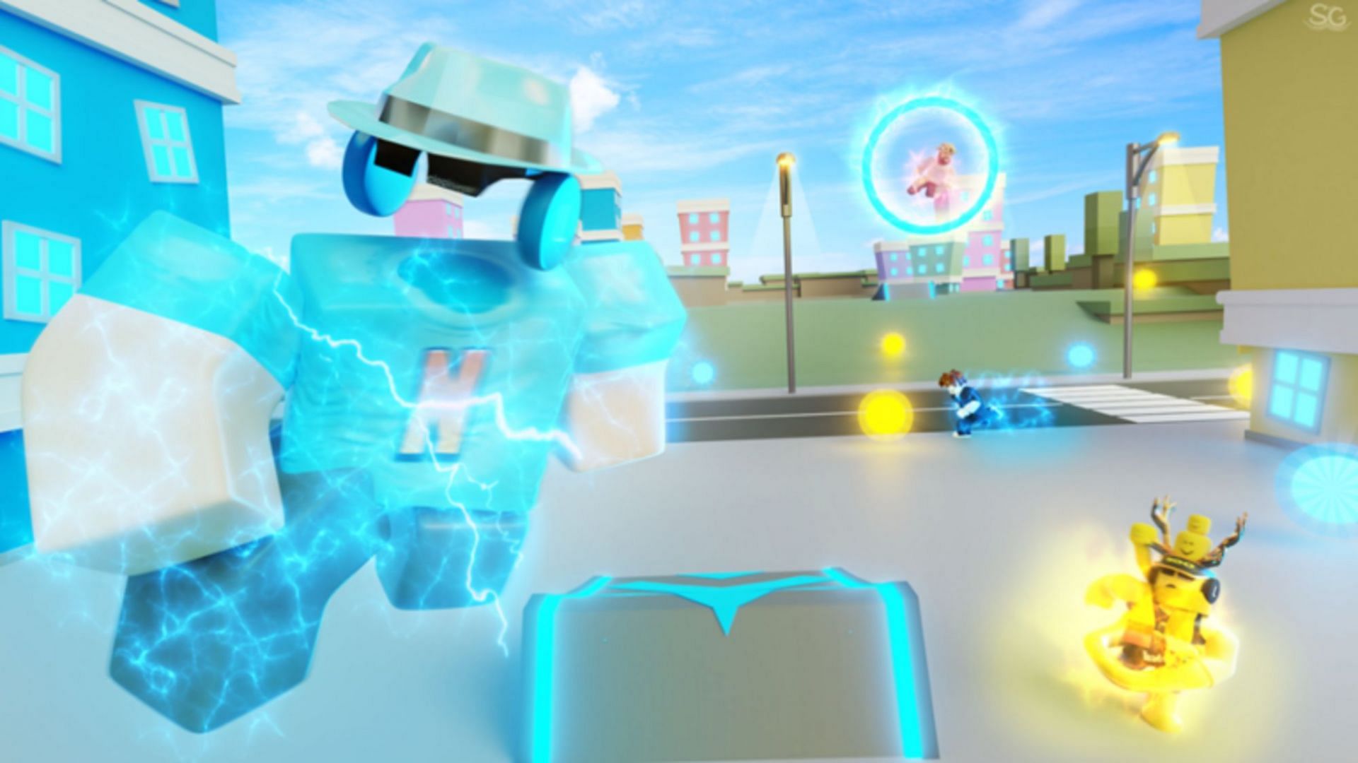 Use free codes to enter and win the race (Image via Roblox)