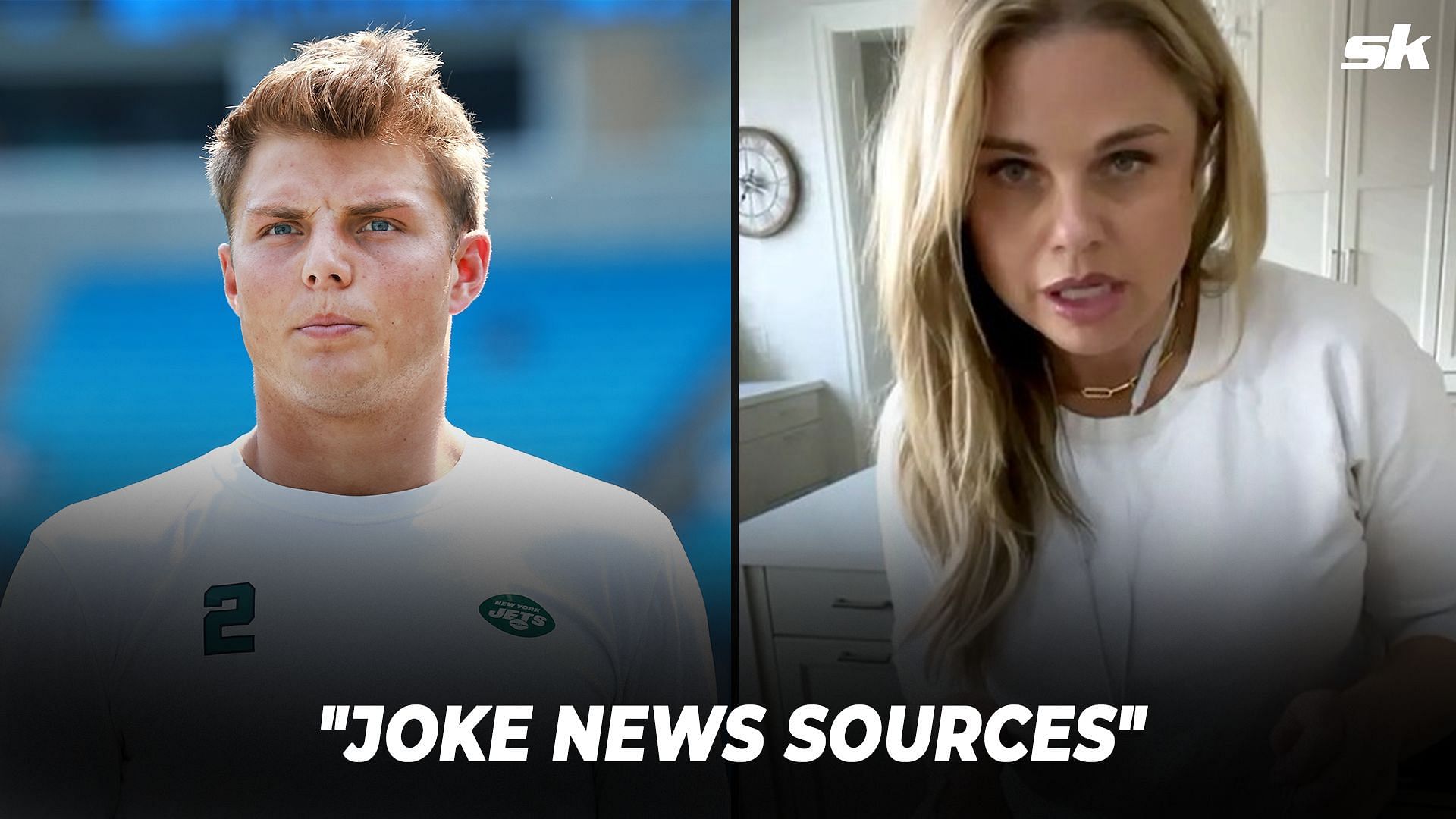 Jets star Zach Wilson&#039;s mother Lisa (right) calls out the paparazzi for stalking her