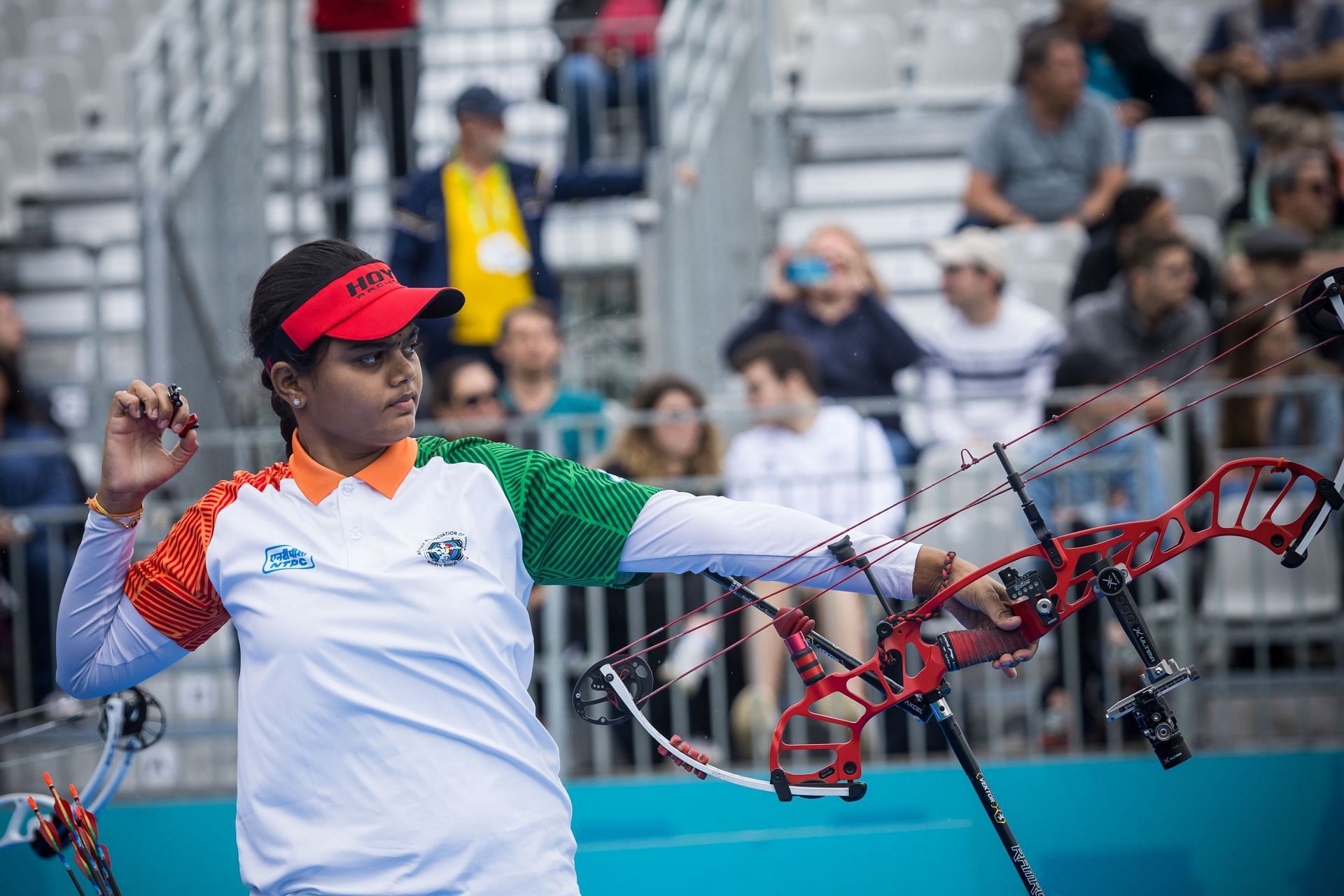 Indian archery Jyothi Surekha Vennam. (PC: Getty Images)