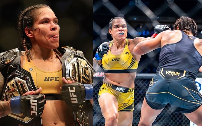 "There's only one lioness in the jungle" - Amanda Nunes exclaims after regaining her women's bantamweight title against Julianna Pena at UFC 277