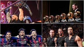 5 similarities between WWE's Roman Reigns and PSG's Lionel Messi