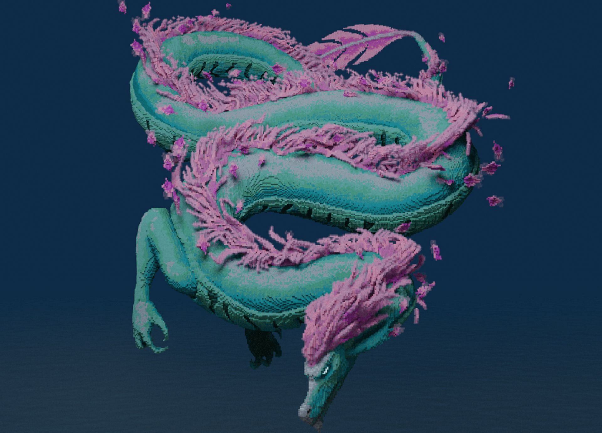 This massive dragon would strike fear into plenty of enemies (Image via u/Junopii/Reddit)