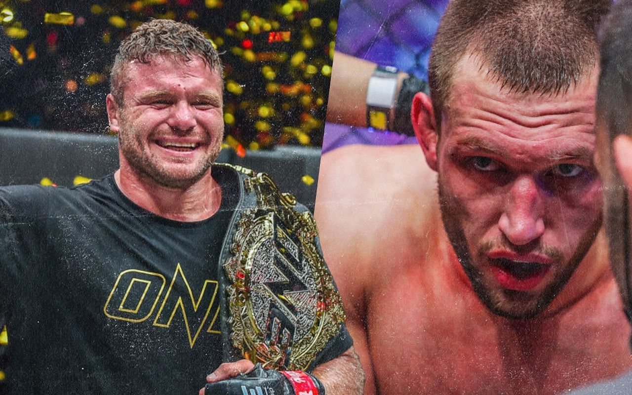 Anatoly Malykhin (left) and Reinier de Ridder (right) [Photo Credits: ONE Championship]