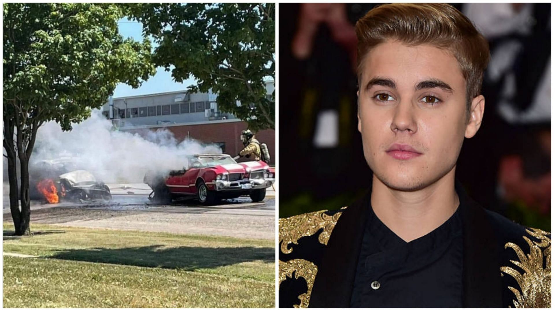 Justin Bieber&#039;s grandmother escaped a deadly car crash in Ontario (Image via Jamie Rohan Ramdwar/Facebook and George Pimentel/Getty Images)