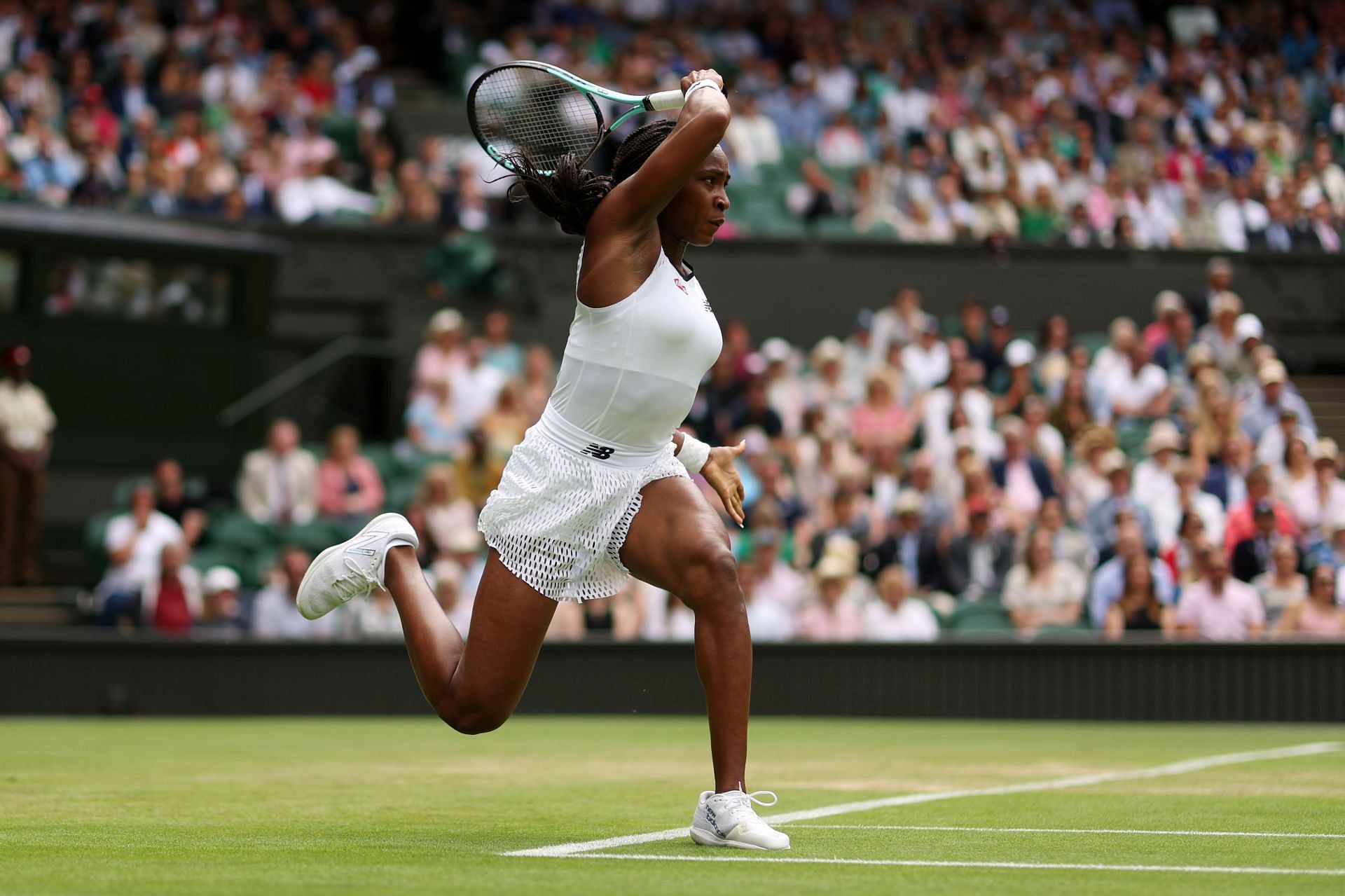 Coco Gauff beat Taylor Townsend in their exhibition match in Atlanta