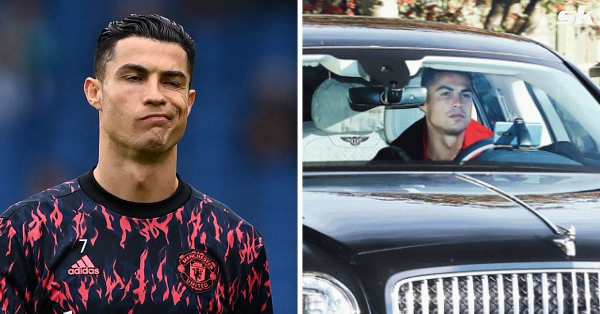 Ronaldo was spotted in his Rolls Royce in Portugal.