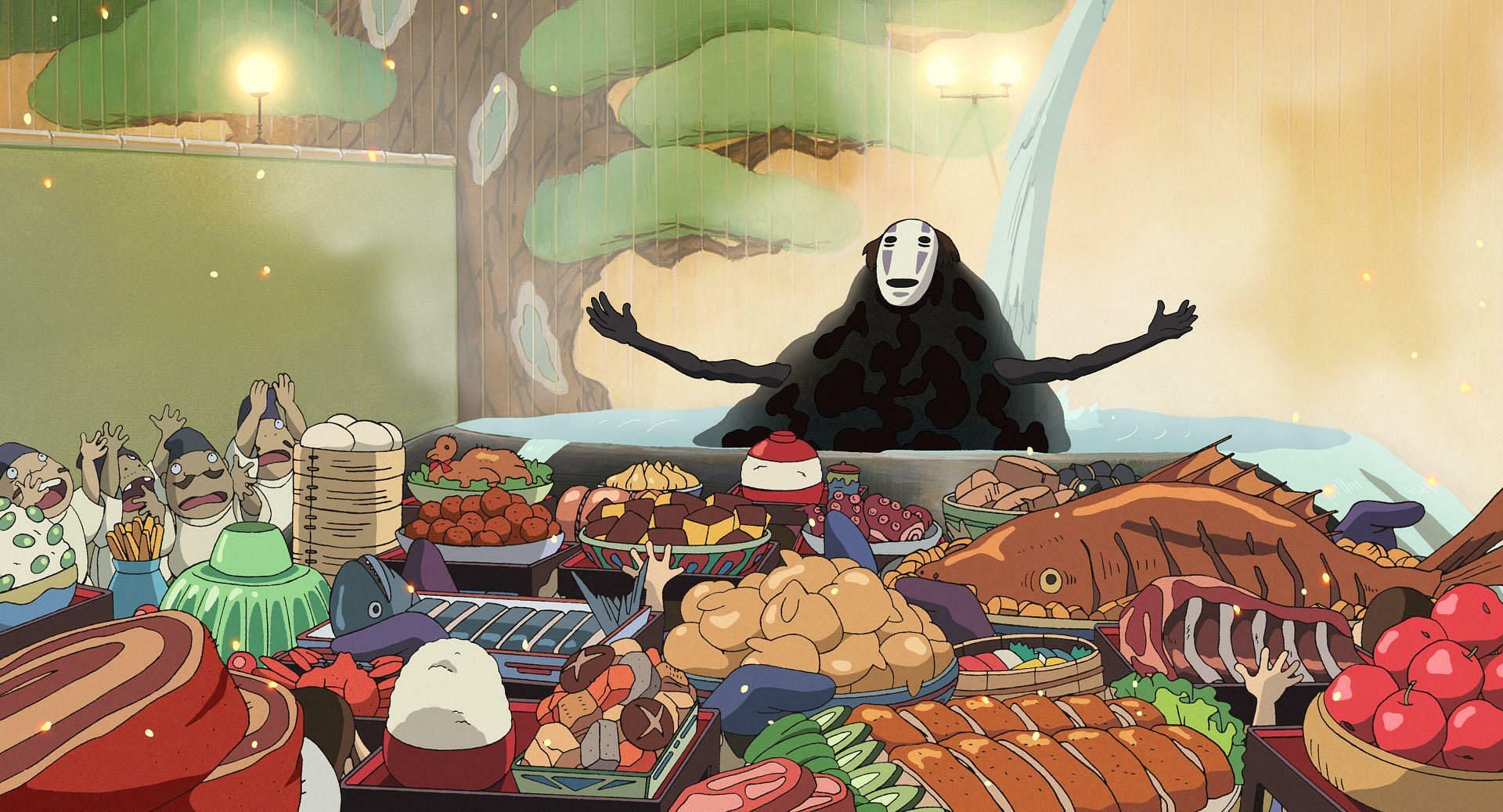 No Face when he slowly turned into a greedy monster (Image via Studio Ghibli)
