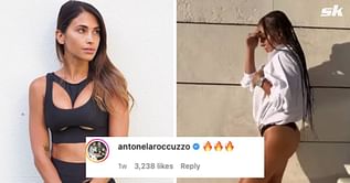 Lionel Messi's wife Antonella Roccuzzo reacts to Cristiano Ronaldo's girlfriend Georgina Rodriguez's stunning Instagram clip