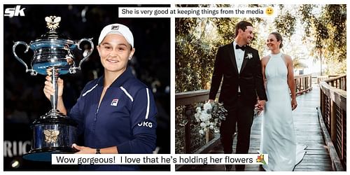 Ashleigh Barty married longtime partner Garry Kissick