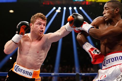 Canelo Alvarez (L) vs. Erislandy Lara (R)