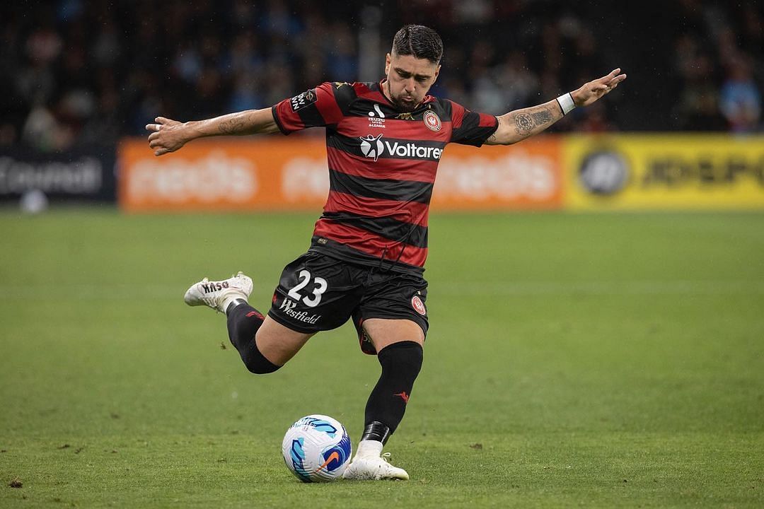 Dimitrios Petratos in action for Western Sydney Wanderers. (Image Courtesy: Dimitrios Petratos Instagram)