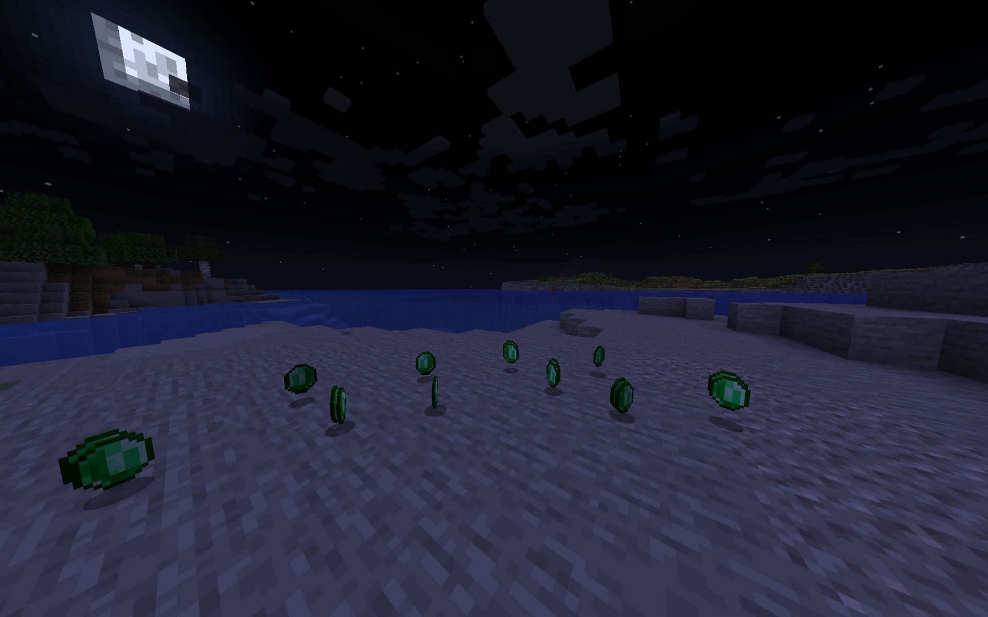Emeralds are a unique resource in Minecraft (Image via Mojang/Minecraft)
