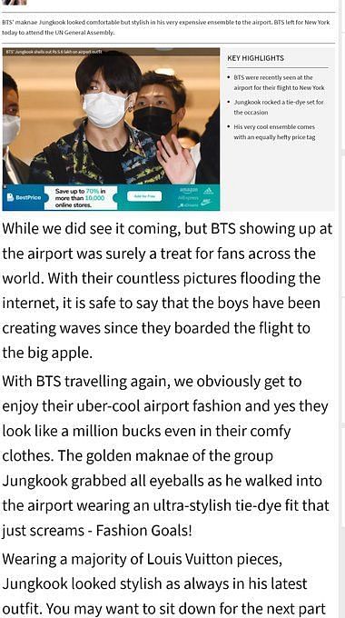BTS Jimin's airport look worth more than Rs 4 lakh grabs eyeballs