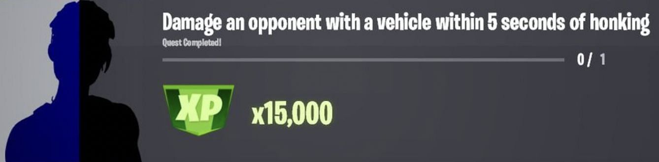 Damage an opponent with a vehicle within 5 seconds of honking (Image via Epic Games)