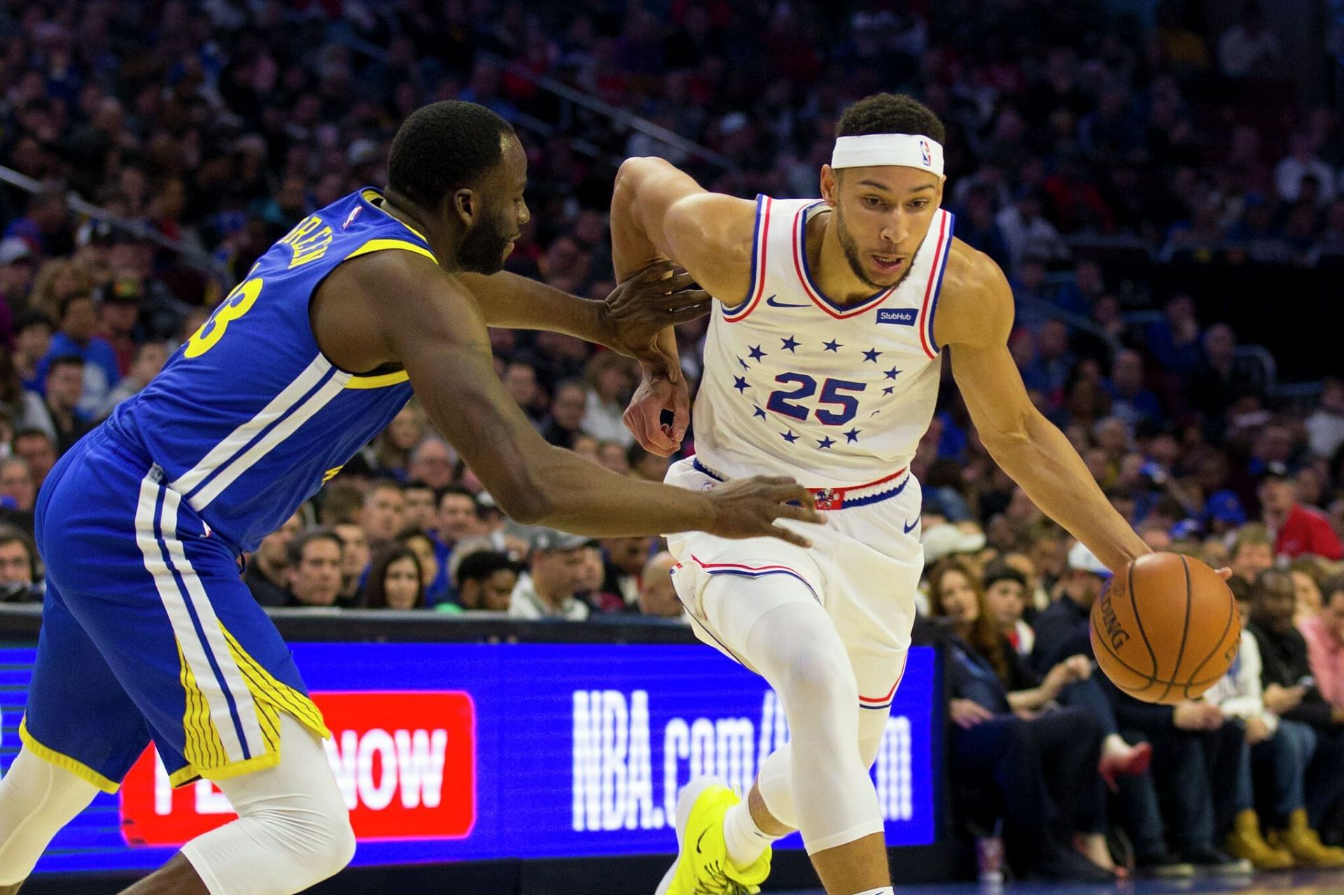 Ben Simmons could handle the same role Draymond Green has with the Golden State Warriors. [Photo: SFGATE]
